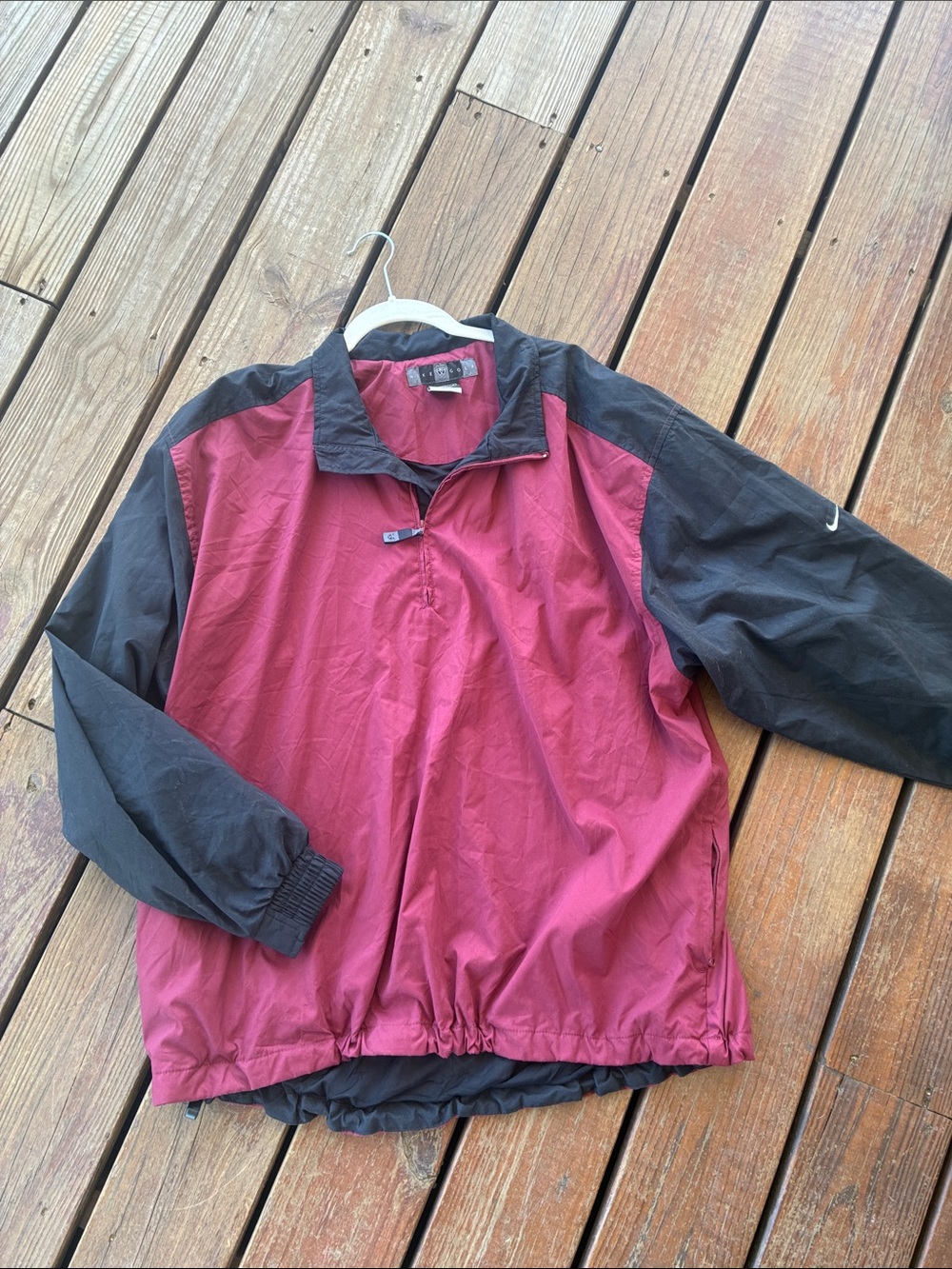 Nike Golf Clima-Fit Pullover 1/4 zip Windbreaker-Vintage in EUC -Large
